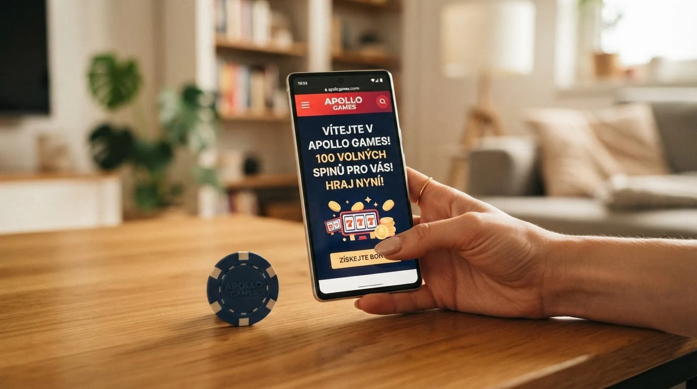 Detail uvítací nabídky Apollo Games casina se 100 volnými zatočeními zdarma