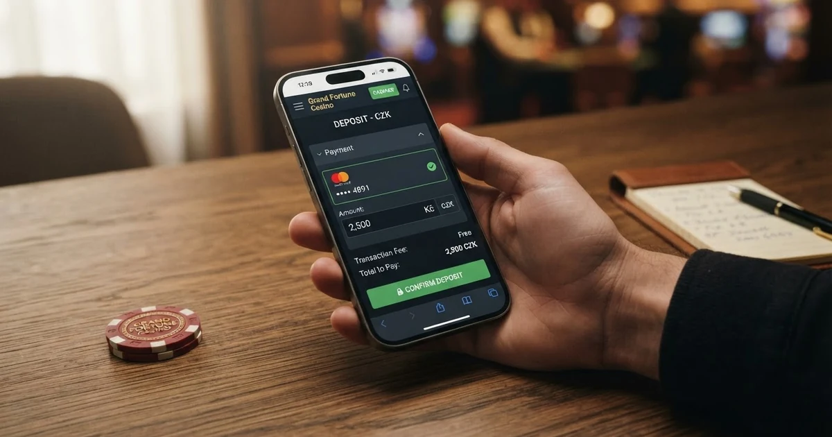 Rozhraní online casina s logem PayPal mezi platebními metodami u pokladny
